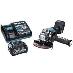 Makita GA 016 GD1 Meuleuse d'angle sans fil 40 V max. 125 mm Brushless XGT + 1x batterie 2,5 Ah + chargeur