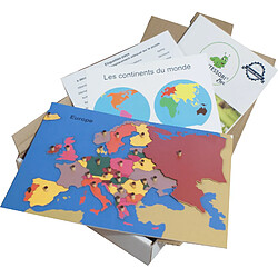 MaMontessoriBox Puzzle continent Europe Montessori