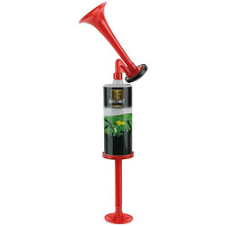 Euro Accessoires Corne manuelle 25 cm - Pompe actionnée rouge/noir