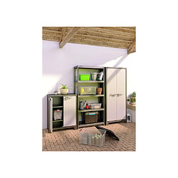 Acheter Keter Titan Armoire basse 100x80x44 cm gris/noir 25091432