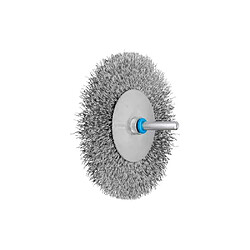 Pferd RBU 10010/6 Brosse plate sur tige 100 mm inox 0,30 Ø6 mm 43109003