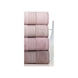 Acheter Kein Hersteller Set 4 serviettes à main 50 x 85 cm Poudre 100% coton - 336EPJ1189