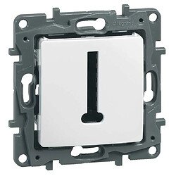 Legrand 664768 Prise téléphonique en T encastrable NILOÉ blanc mat