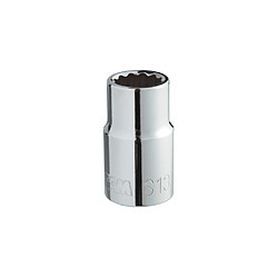 Sam Outillage S 23 Douille courte 1/2" 23 mm 12 points chromée