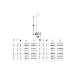 Leman PRS.00100 Foret Forstner 30 mm tige 8 mm