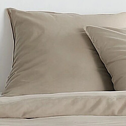 Today 130759 Housse de couette 220x240 2 personnes Washed Beige