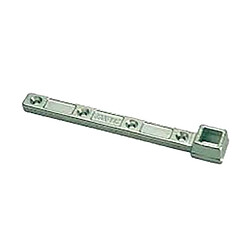 Sevax S3306112 Penture inférieure double action argentée - Pivot bas