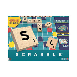 Mattel Scrabble Classic 2-en-1 MALJGR63 Jeu de mots