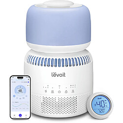 LEVOIT LEH-B381S-WEU Humidificateur évaporatif compact 3,8 L Wi-Fi et hygromètre Levoit Sprout LEH-B381S-WEU Humidificateur évaporatif 3,8 L avec Wi-Fi, hygromètre numérique, 3 vitesses, minuterie et autonomie 30 h