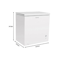 Continental Edison OCEACC194WD Congélateur coffre 194 L blanc pas cher