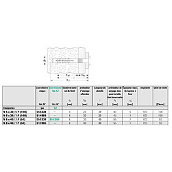 Avis FISCHER N 8 x 40 Cheville à frapper nylon tête fraisée boîte 50 (15903)