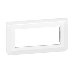 Legrand 078815 Plaque Programme Mosaic 5 modules horizontale blanche