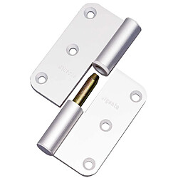 Argenta 8080603 Charnière amovible aluminium 80x80mm gauche RAL 9010