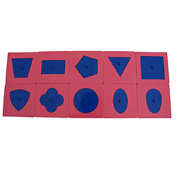 MaMontessoriBox 10 formes à dessin métal Montessori