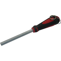 Sam Outillage 291T 13 FME Clé à douille emmanchée 13 mm six pans manche bi-matière noir/rouge