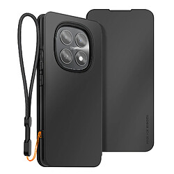 Xfm Étui pour Redmi Note 15 5G / 4G avec Porte-carte et Dragonne Amovible Noir