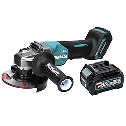 Makita GA 016 GD1 Meuleuse d'angle sans fil 40 V max. 125 mm Brushless XGT + 1x batterie 2,5 Ah - sans chargeur