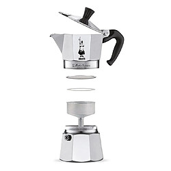 Bialetti Moka Express Pot à moka Aluminium Noir