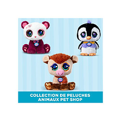 Bandai BF00666 Peluche Vache Littlest Petshop Deluxe 25 cm pas cher