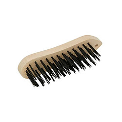Roulor 5253 Brosse métallique violon 205 mm fil acier noir 5 rangs