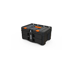Avis Worx Stack N Roll 2 tiroirs 48 x 33 x 23 cm Noir - Boîte de rangement outils