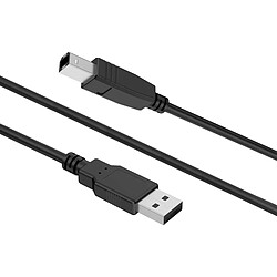 Acheter Force Power Câble USB-B Mâle vers USB-A Mâle 2.0 pour Imprimante 3m Noir