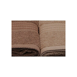 Acheter Kein Hersteller HOB8681181150368 Lot 4 serviettes de main 50x90 cm coton éponge crème et bruns dégradés