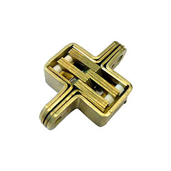 OUTILLAGE PROGRESS CP0102 Charnière invisible encastrée 80x16 mm laiton