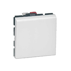 Legrand 077041 Poussoir inverseur Prog Mosaic 2 modules 6A 250V
