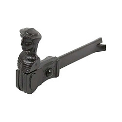 Jardinier Massard J501311 Arrêt de volet tête de bergère 35mm métal brut à sceller