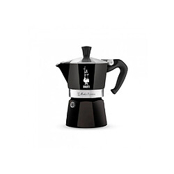 Bialetti Moka Express 3 tasses 100 ml Cafetière italienne Noir