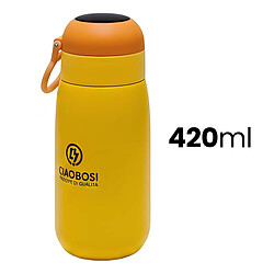 Avizar Gourde Isotherme 420ml pour Enfants avec Écran d'Affichage Digital Jaune pas cher