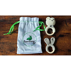 MaMontessoriBox Hochets bois crochet x2 Montessori