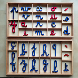 MaMontessoriBox Alphabet v2 et sa boîte Montessori