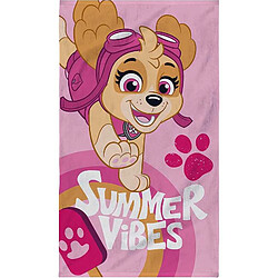 Pat Patrouille Serviette de plage enfant 70x120 cm Summer Vibes rose