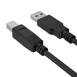 Avis Force Power Câble USB-B Mâle vers USB-A Mâle 2.0 pour Imprimante 3m Noir