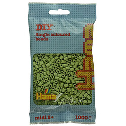 HAMA 207-110 Perles à repasser Midi 5 mm matcha - 1000 pièces