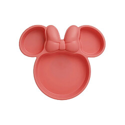 Thermobaby STO-13321 Assiette compartimentée Minnie 23,5 cm corail