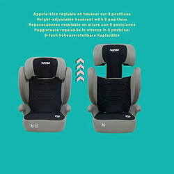 Nania Bogota Siège Auto - Groupe 2/3 - i-Size - 100/150 cm - Isofix - 4 à 12 Ans - Noir pas cher