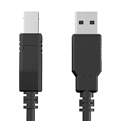 Force Power Câble USB-B Mâle vers USB-A Mâle 2.0 pour Imprimante 1.5m Noir