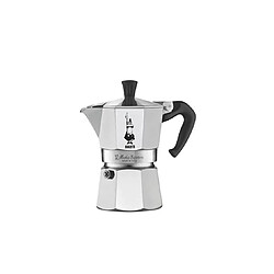 Bialetti Moka Express Pot à moka Aluminium Noir