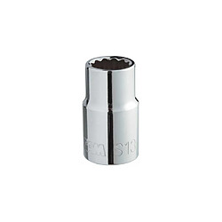 Sam Outillage S-9 Douille courte 9 mm 1/2" 12 pans Surface Drive
