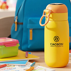Avis Avizar Gourde Isotherme 420ml pour Enfants avec Écran d'Affichage Digital Jaune