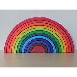 MaMontessoriBox Arc-en-ciel de construction Montessori