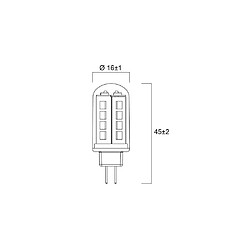 Sylvania TOLEDO 29654 Capsule LED G4 1,9W 200 lm 827 blanc chaud