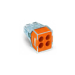 Wago 773-104 Borne de raccordement 4 conducteurs 13,1 mm boîte de 100