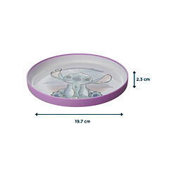 Disney Lilo & Stitch Assiette enfant grande ø19,7 cm Réf. 10993 anti-dérapante micro-ondes pas cher