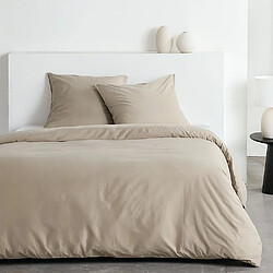 Today 130759 Housse de couette 220x240 2 personnes Washed Beige