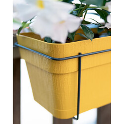 Acheter Stefanplast SET BALCON 50 CM AVEC RESERVE EAU - Balconnière 9L Moutarde