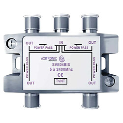 CAE SVE04BIS Splitter terrestre et satellite 1x4 F-type Power Pass